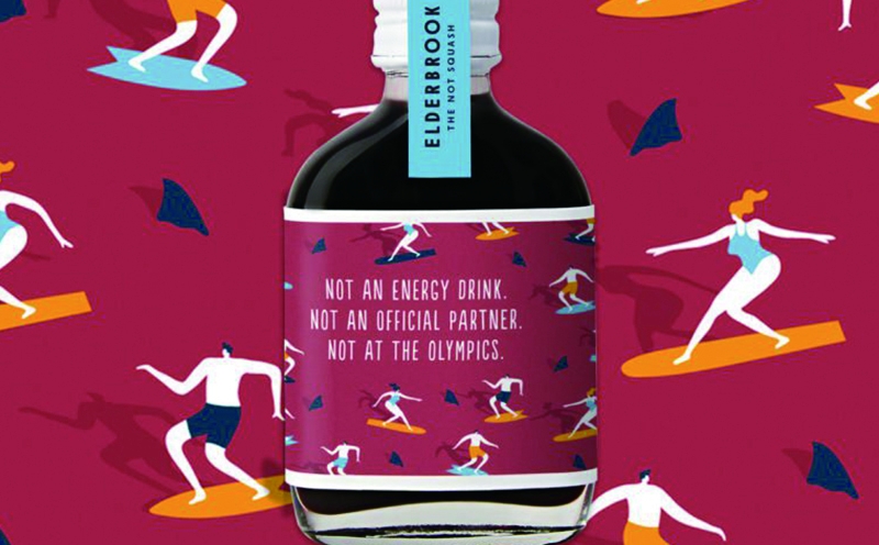 青春活力的插畫飲料包裝設(shè)計,不過最扎心的還是飲料的文案