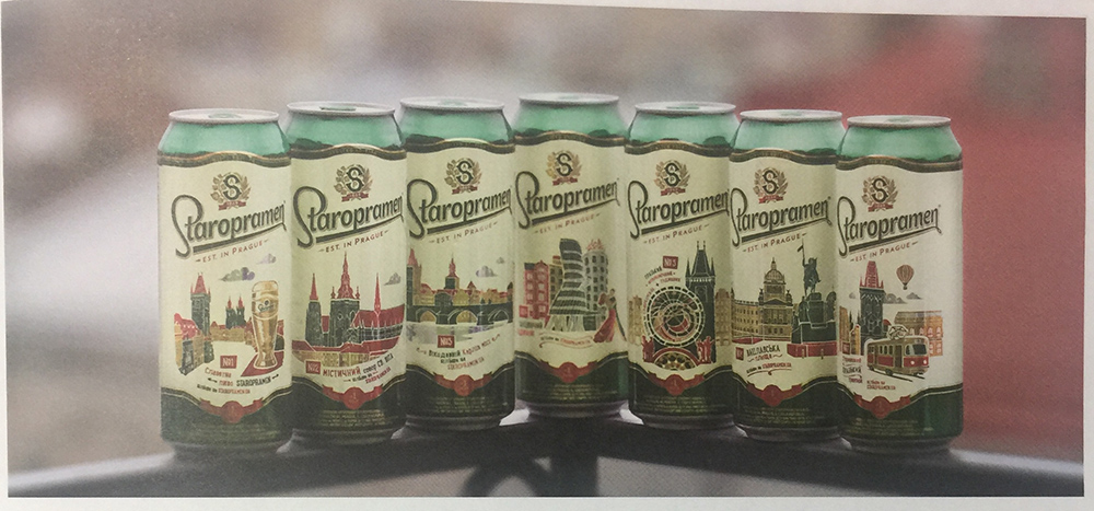 吸引消費者注意的易拉罐啤酒包裝設計