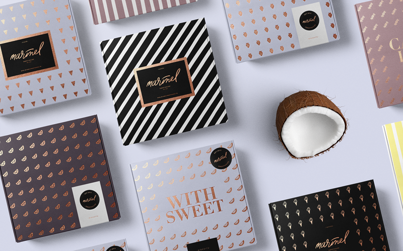 為了博得美人一笑，甜品包裝也是拼了……