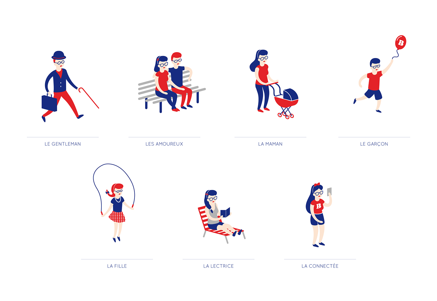 人物插畫——眼鏡品牌設(shè)計(jì)