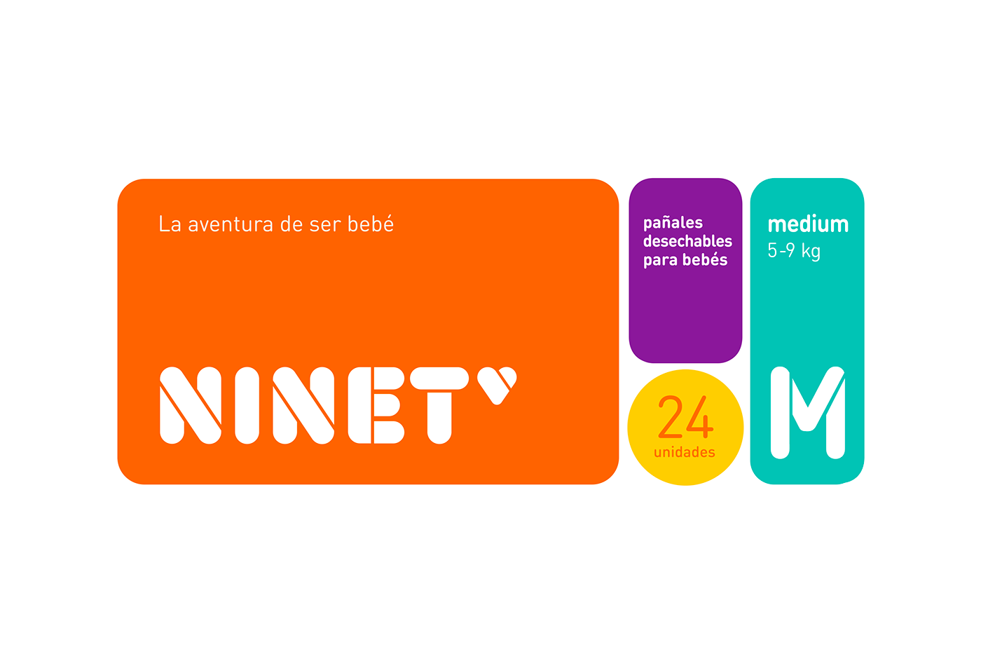 大冒險式嬰兒用品品牌包裝設計，不一樣的紙尿褲設計