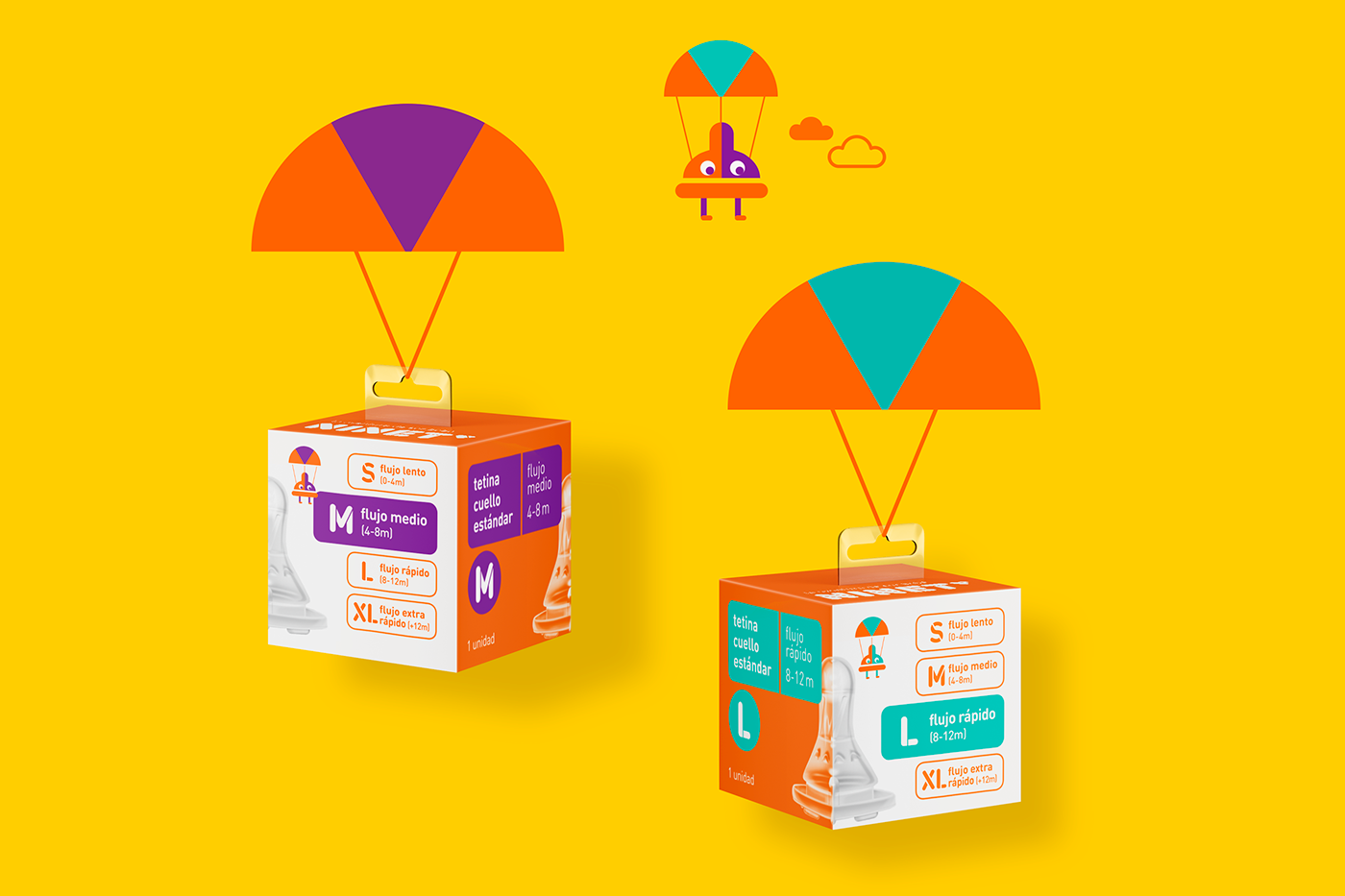 大冒險式嬰兒用品品牌包裝設計，不一樣的紙尿褲設計