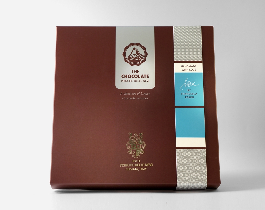 意大利豪華巧克力品牌包裝設計，專為酒店而定制