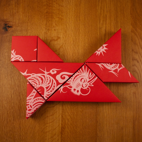 春節禮品盒包裝設計，新年七巧板的妙用