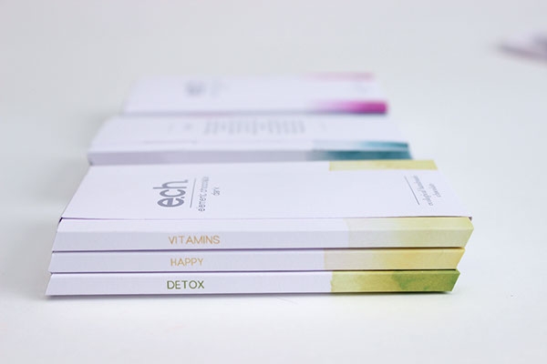 彩色之光， 生態手工巧克力食品包裝設計工程。