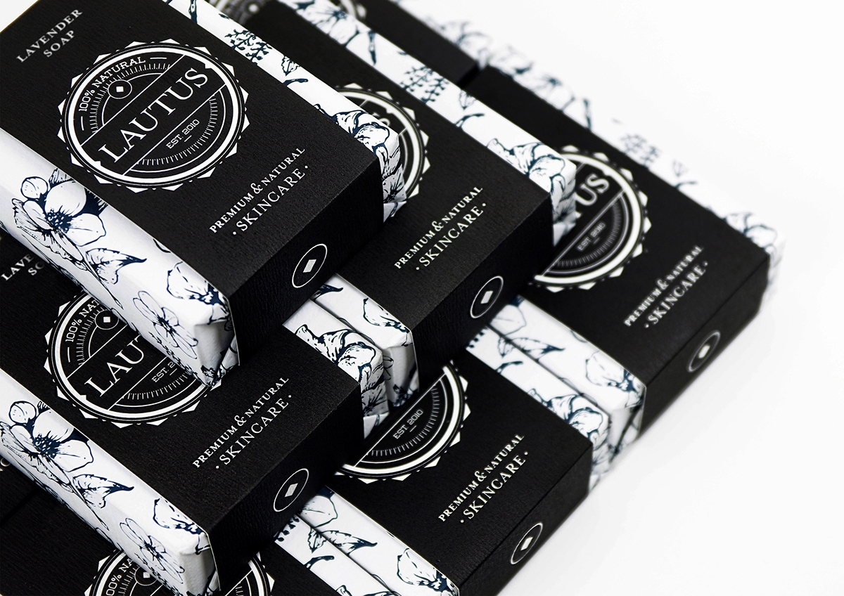 化妝品護膚產(chǎn)品包裝設(shè)計— 百分之百天然手工皂，沐浴露和洗滌液品牌包裝設(shè)計