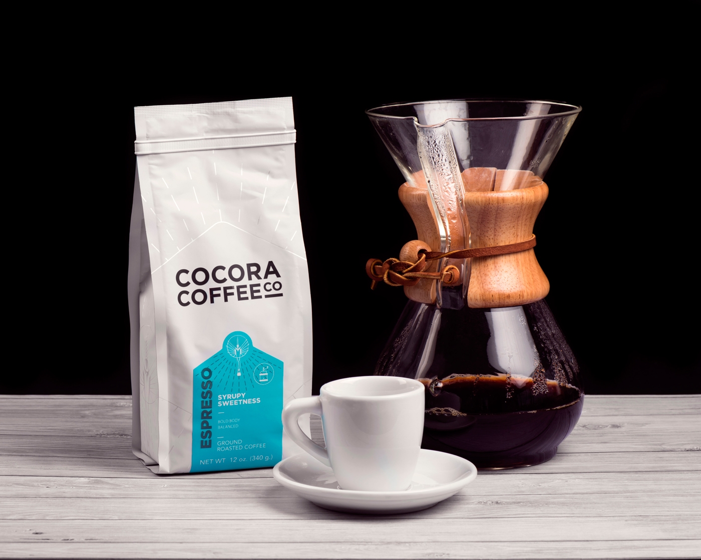 為一個咖啡杯，一個街角咖啡店，做整體的品牌包裝設計