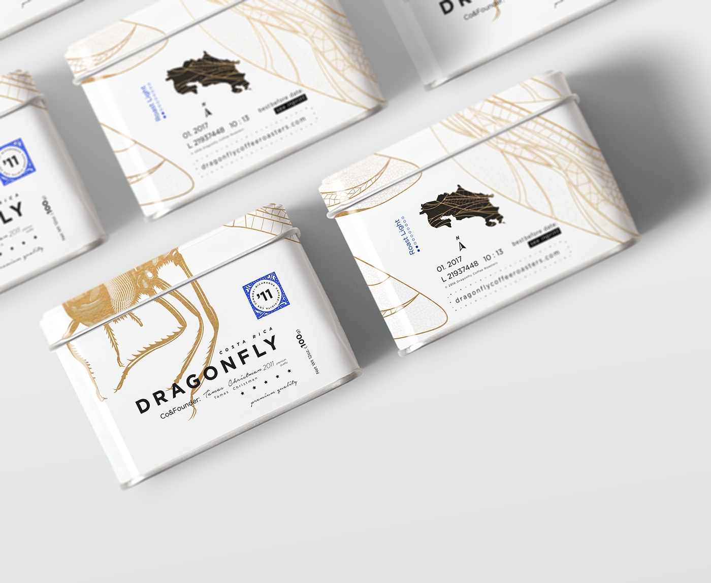 大自然的奇跡，蜻蜓主題的咖啡品牌包裝設(shè)計(jì)