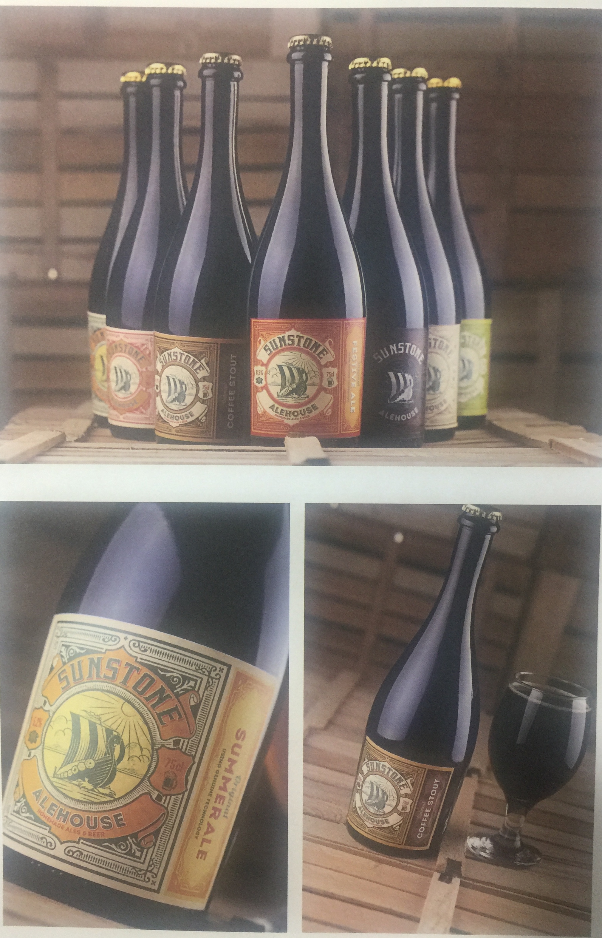 勇敢的維京人、美麗的“太陽石”傳說——自制啤酒包裝設計