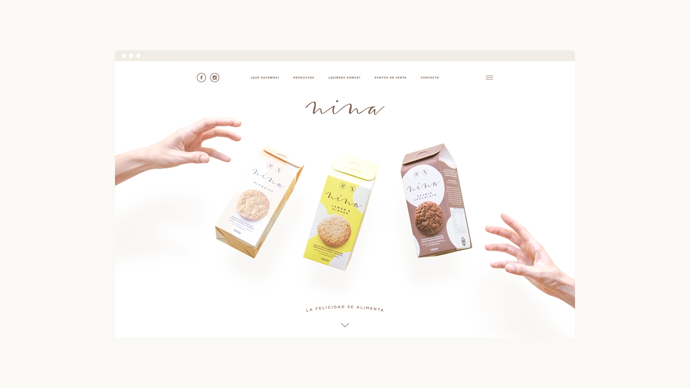 金色（香草）、巧克力色（可可和巧克力）和檸檬姜系列餅干食品包裝設(shè)計