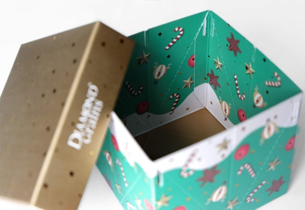 巧克力盒化身圣誕樹！包裝結構創意為顧客帶來的驚喜體驗